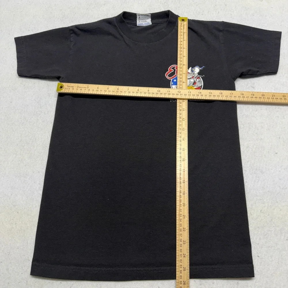 Vintage Bayside Elite Diesel Service Rat The Wizard Trucking T-Shirt Black Small - Picture 6 of 8